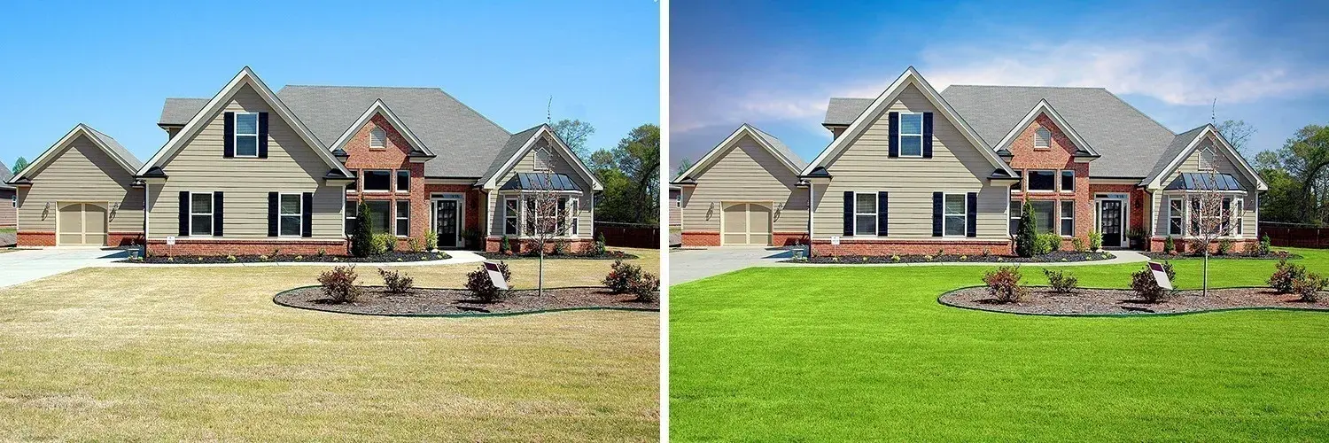 reasl estate editing before and after