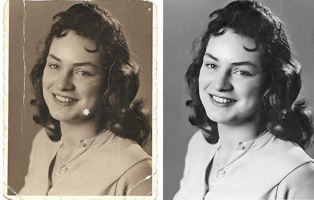 Photo restoration service
